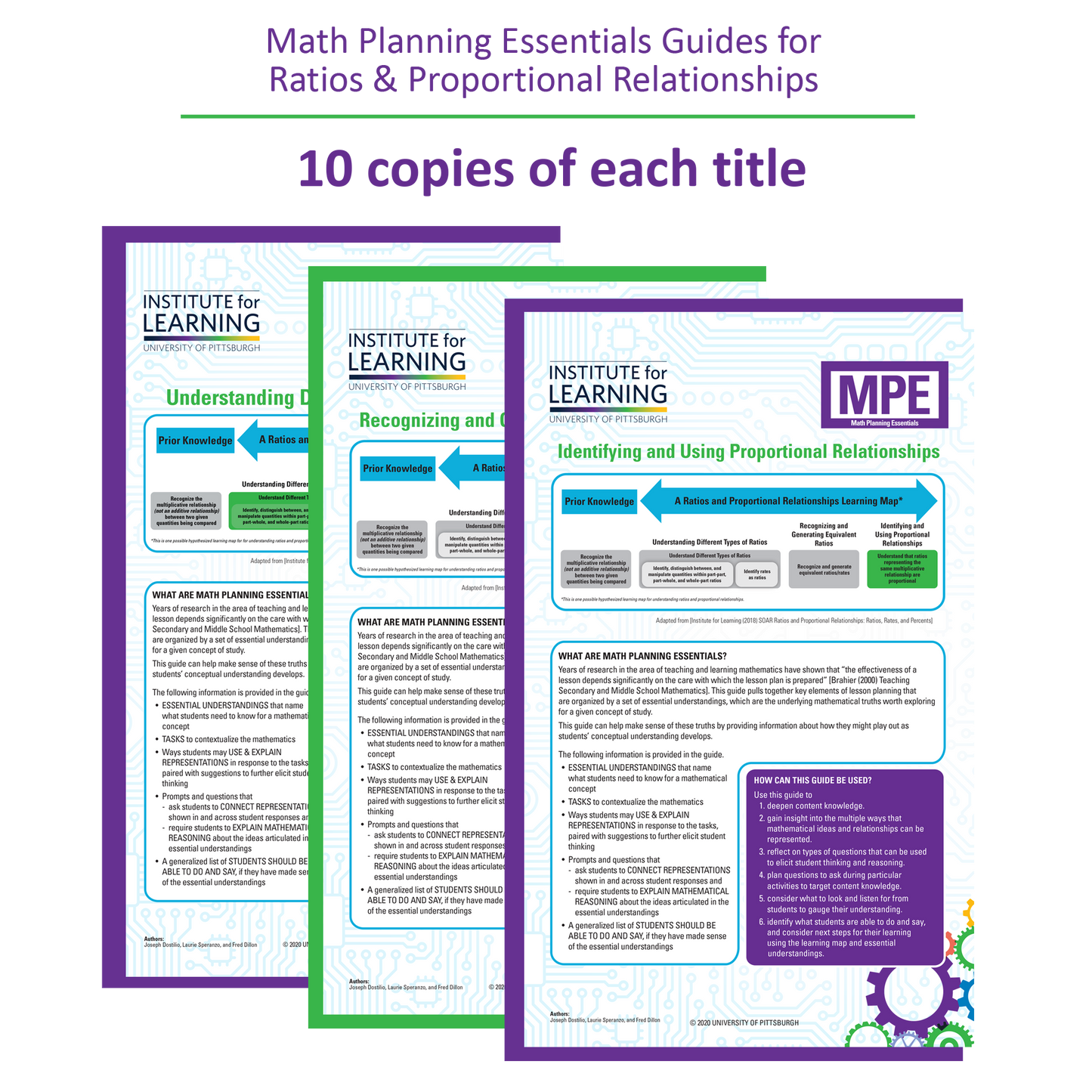 Math Planning Essentials Guides for Ratios & Proportional Relationships