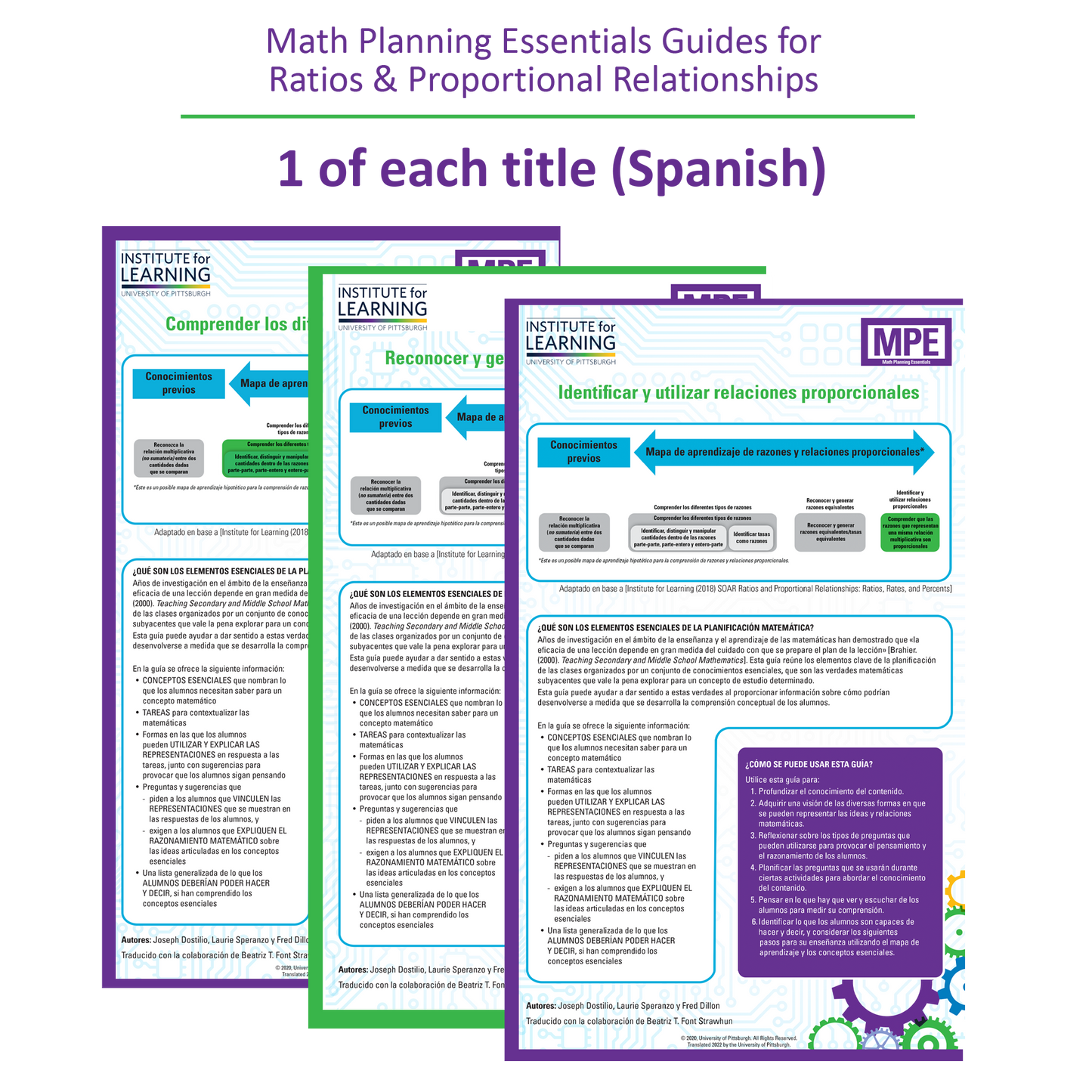 Math Planning Essentials Guides for Ratios & Proportional Relationships