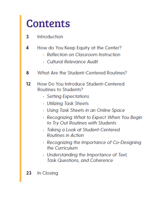 Creating Student-Centered Classrooms for English Language Arts